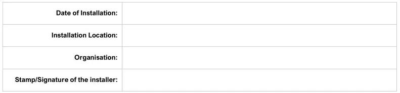 AGSNO2iS-PSA Merlin Gas Detector i-S - Installation Details