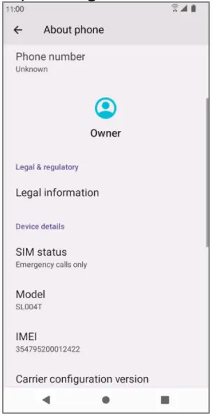 koobee SL004T Smartphone - About phone