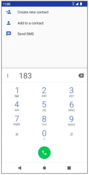 koobee SL004T Smartphone - Add to a contact