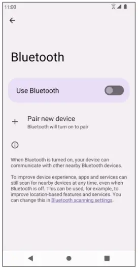 koobee SL004T Smartphone - Bluetooth settings
