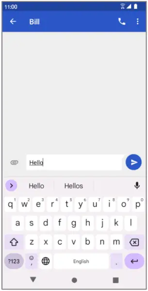koobee SL004T Smartphone - Gboard