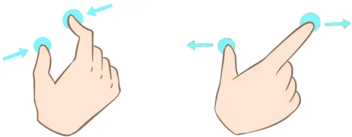 koobee SL004T Smartphone - Pinch and Spread