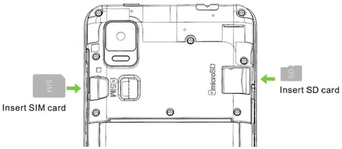 koobee SL004T Smartphone - SD card slot