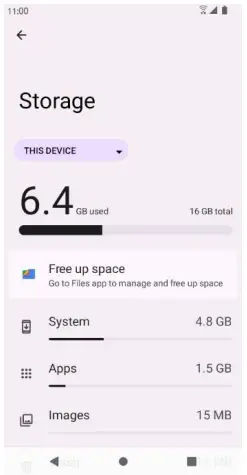 koobee SL004T Smartphone - Storage