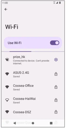 koobee SL004T Smartphone - Wi-Fi on