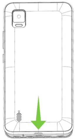 koobee SL004T Smartphone - back cover 2