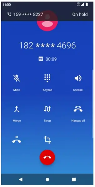 koobee SL004T Smartphone - conference call