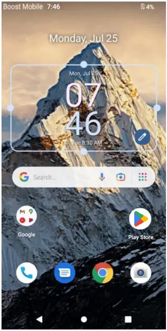 koobee SL004T Smartphone - dragging the frame