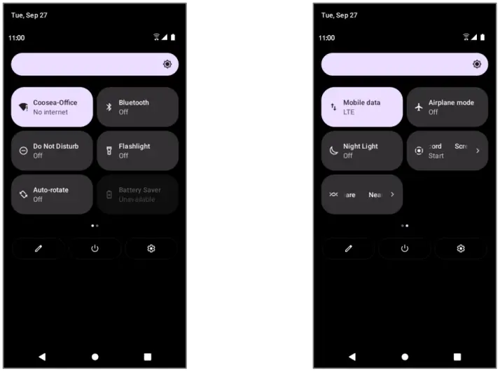 koobee SL004T Smartphone - settings panel