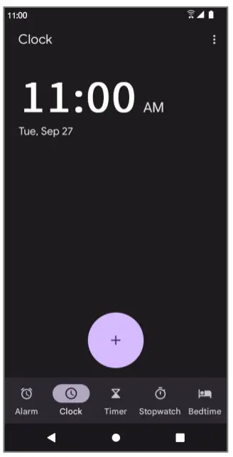 koobee SL004T Smartphonee - Clock