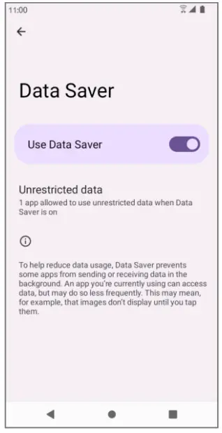 koobee SL004T Smartphonee - Data Saver