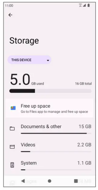 koobee SL004T Smartphonee - Tap Storage
