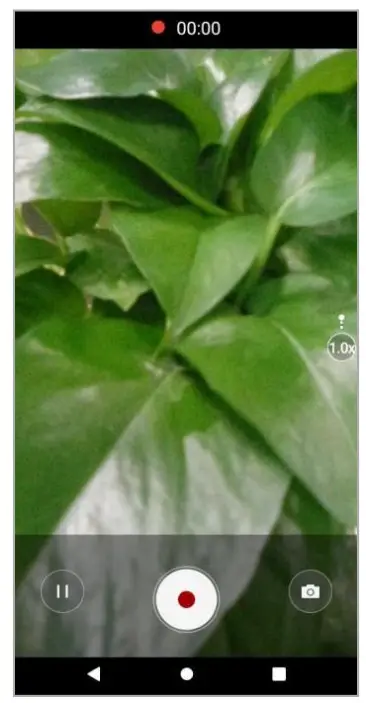 koobee SL004T Smartphonee - recording begins