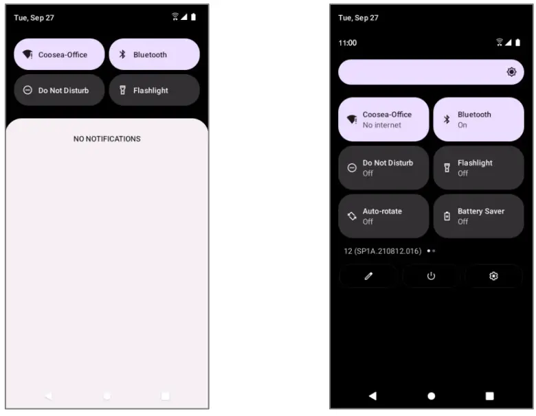 koobee SL004T Smartphonee - settings categories