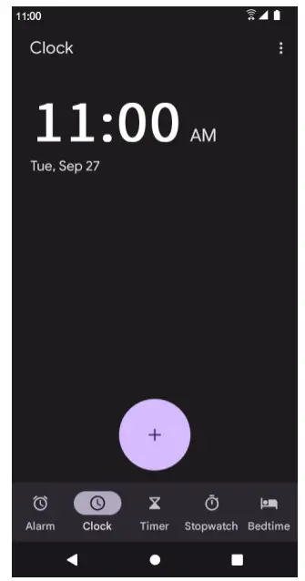 koobee SL004T Smartphonee - tap Clock