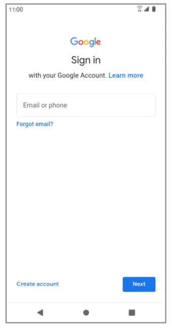 koobee SL004T Smartphonee - tap Next