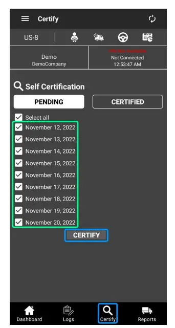 Falcon ELD App -Service