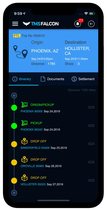 Falcon ELD App - Service1