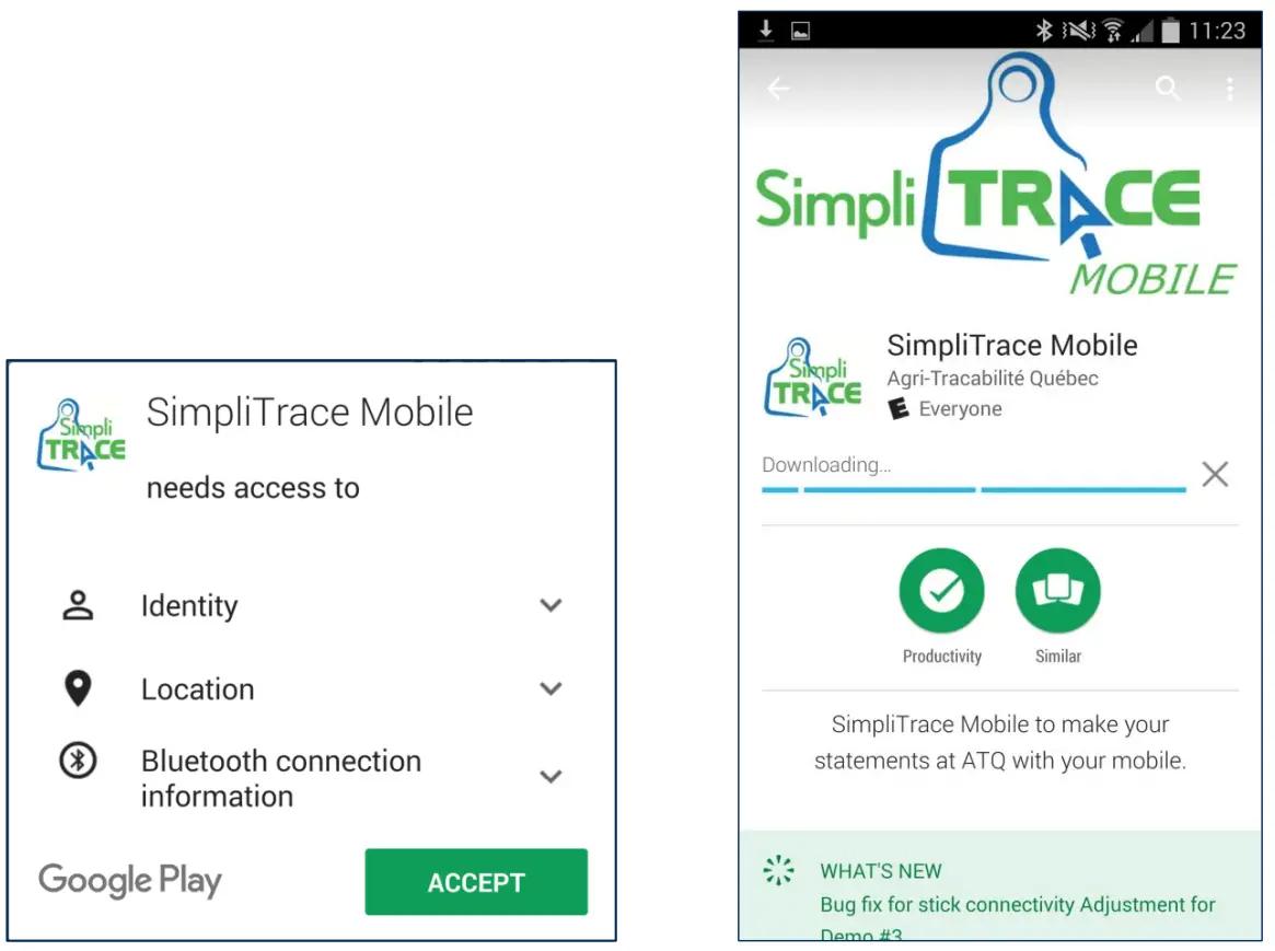 Download and Install SimpliTRACE Mobile