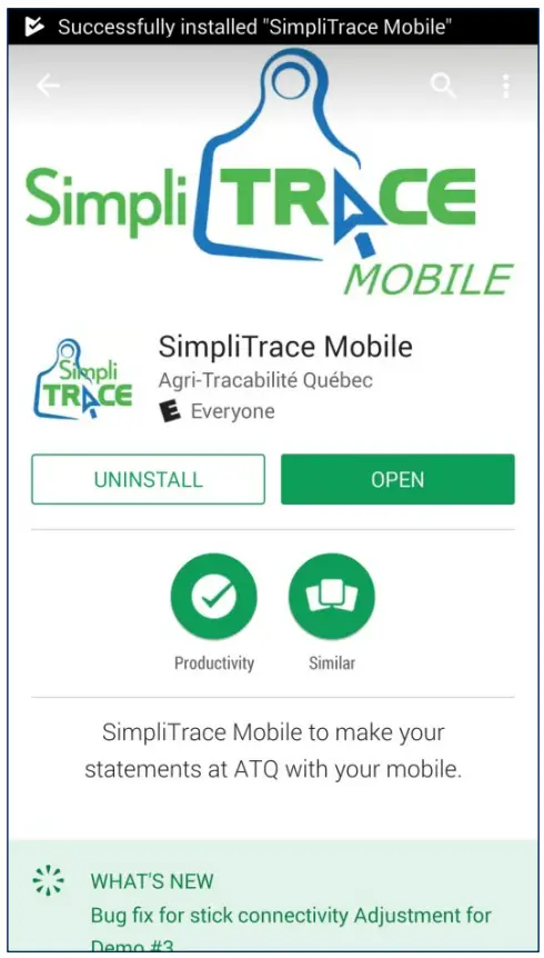 Download and Install SimpliTRACE Mobile