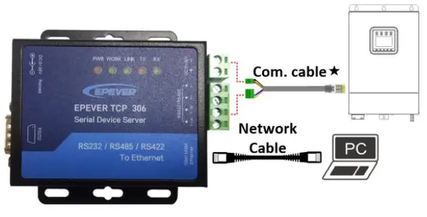 EPEVER-TCP-306-Serial-Port-Networking-Server-Device-For-Solar-Inverter-Charger-fig-9