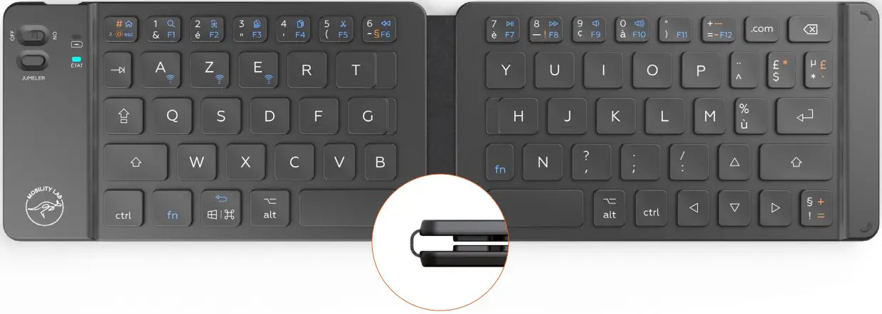 MOBILITY LAB Wireless Folding Keyboard