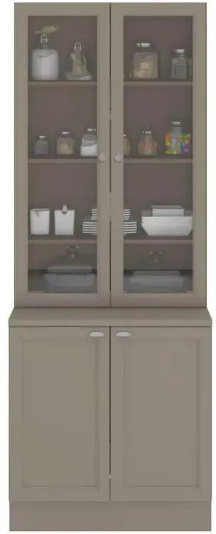 POLIMAN 12530 Cabinet 4 Doors 70cm