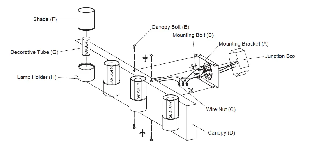 Merra-HCF-4042-CH-BNHD-1 4-Light-Chrome-LED-Vanity-Light-with-Acrylic-Shades-FIG-1