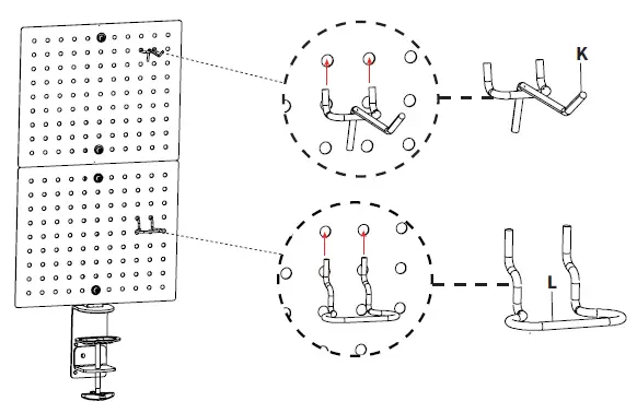 VIVO -PP-DK12B-Black-Clamp-on-Desk-Back-Panel-and-Accessory-Holder-16