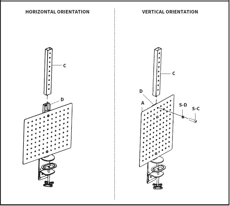 VIVO -PP-DK12B-Black-Clamp-on-Desk-Back-Panel-and-Accessory-Holder-7