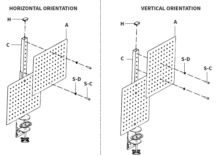 VIVO -PP-DK12B-Black-Clamp-on-Desk-Back-Panel-and-Accessory-Holder-8