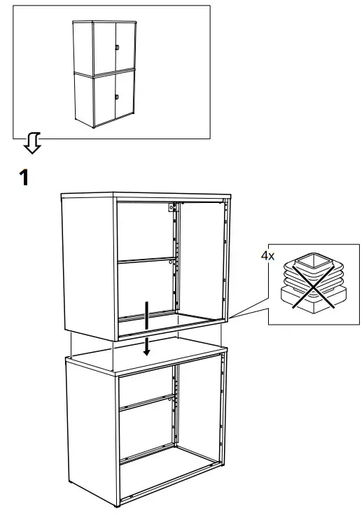 IKEA BROR Shelving Unit with Drawers Shelves - fig 10