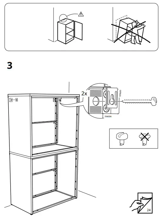IKEA BROR Shelving Unit with Drawers Shelves - fig 12