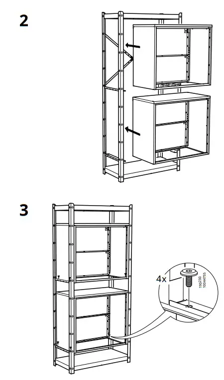 IKEA BROR Shelving Unit with Drawers Shelves - fig 15