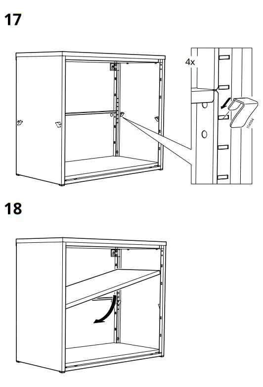 IKEA BROR Shelving Unit with Drawers Shelves - fig 18