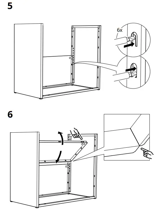 IKEA BROR Shelving Unit with Drawers Shelves - fig 4