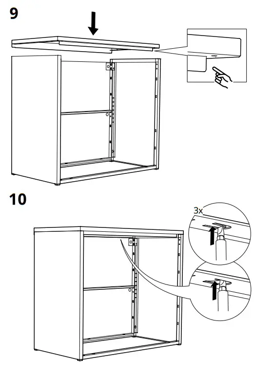 IKEA BROR Shelving Unit with Drawers Shelves - fig 5