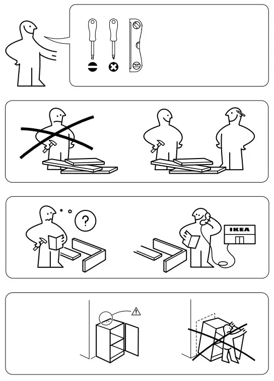 IKEA BROR Shelving Unit with Drawers Shelves - fig