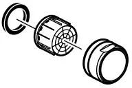 hansgrohe 28551000 EcoSmart Hand Shower - Symbol 7