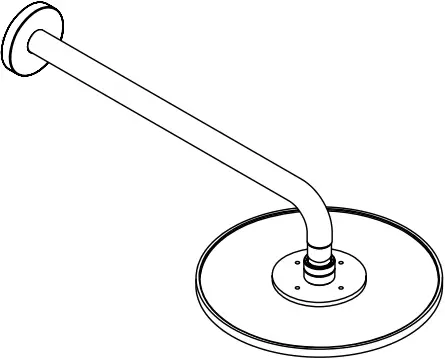 hansgrohe 27461000 AIR Plate Upper Shower 1a