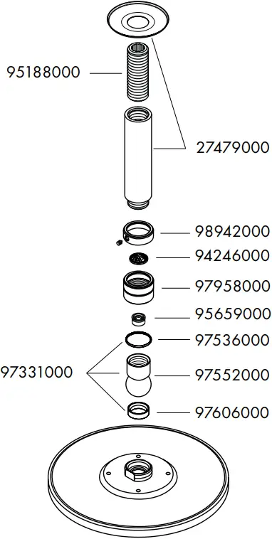 hansgrohe 27461000 - Spare parts 2