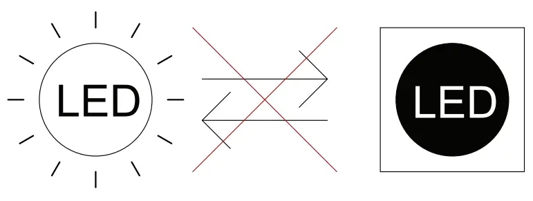 Non-replaceable light source