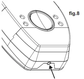 Red SLVP433 Strobe Light and Vibrating Pad - CLOCK INPUT SOCKET 1