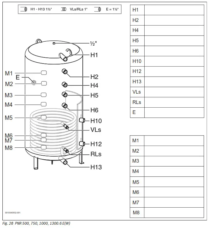 Buderus PW 500 Buffer Cylinder - fig 18