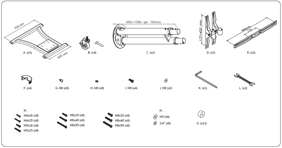 Neomounts-PLASMA-M1200-Floor-Stand-fig-3