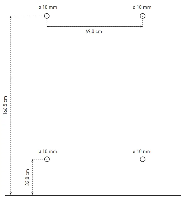 NOHrD Wallbars 10 Wall Bar Espalier - fig1