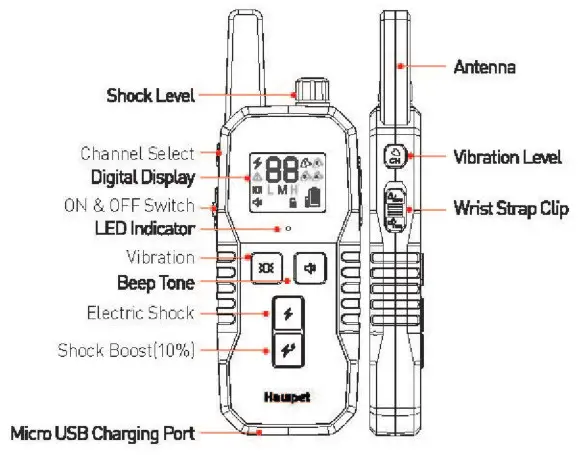 Hawpet DT-69 Dog Training Collar - device