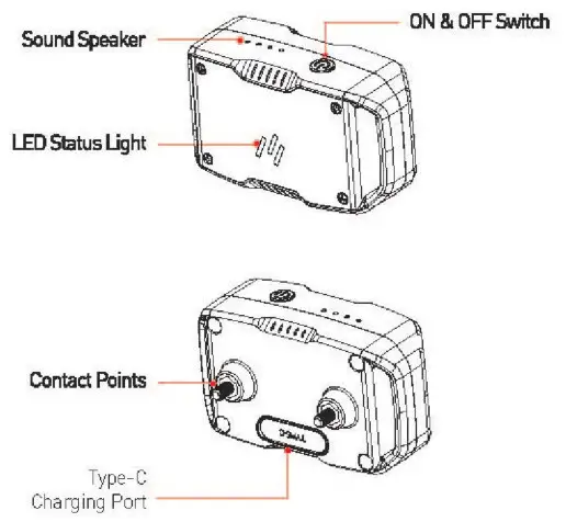 Hawpet DT-69 Dog Training Collar - device2