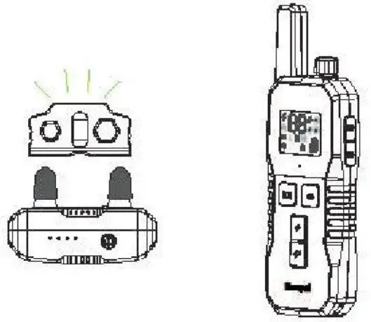 Hawpet DT-69 Dog Training Collar - test light