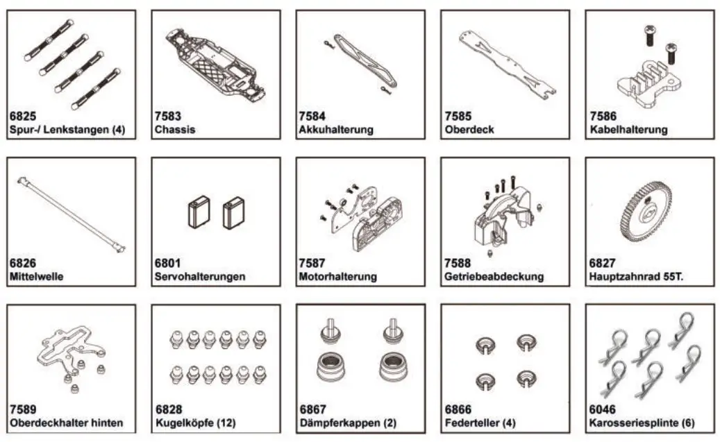 df models 3177 Dirt Fighter Buggy - Parts 6